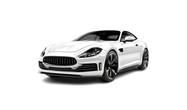 White sports car serviced at Ocean Star auto maintenance workshop